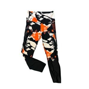 Under Armour Women's Project Rock Ankle Leggings 1363519 Black/Orange/White
